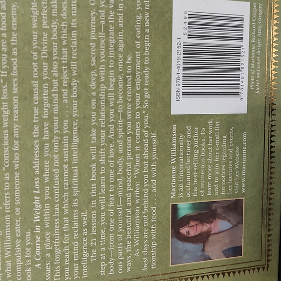 🌟MARIANNE WILLIAMSON🌟 - A Course in Weight Loss - HARDBACK - Picture 4 of 12
